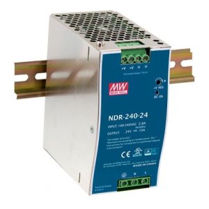 ZASILACZ NDR 24V / 48V 240W na szynę DIN