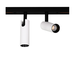 MAGNETIC 48V MINI SPOT DUE 2x7W BIAŁO-CZARNY