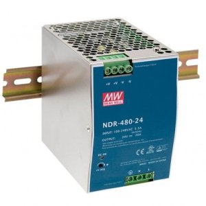ZASILACZ NDR 24V / 48V 480W na szynę DIN