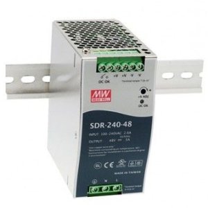 ZASILACZ SDR 24V / 48V 240W na szynę DIN