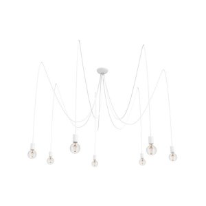 LAMPA WISZĄCA SPIDER E27 BIAŁA